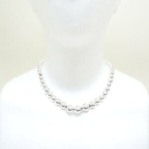 Tiffany Ball Necklace Silver